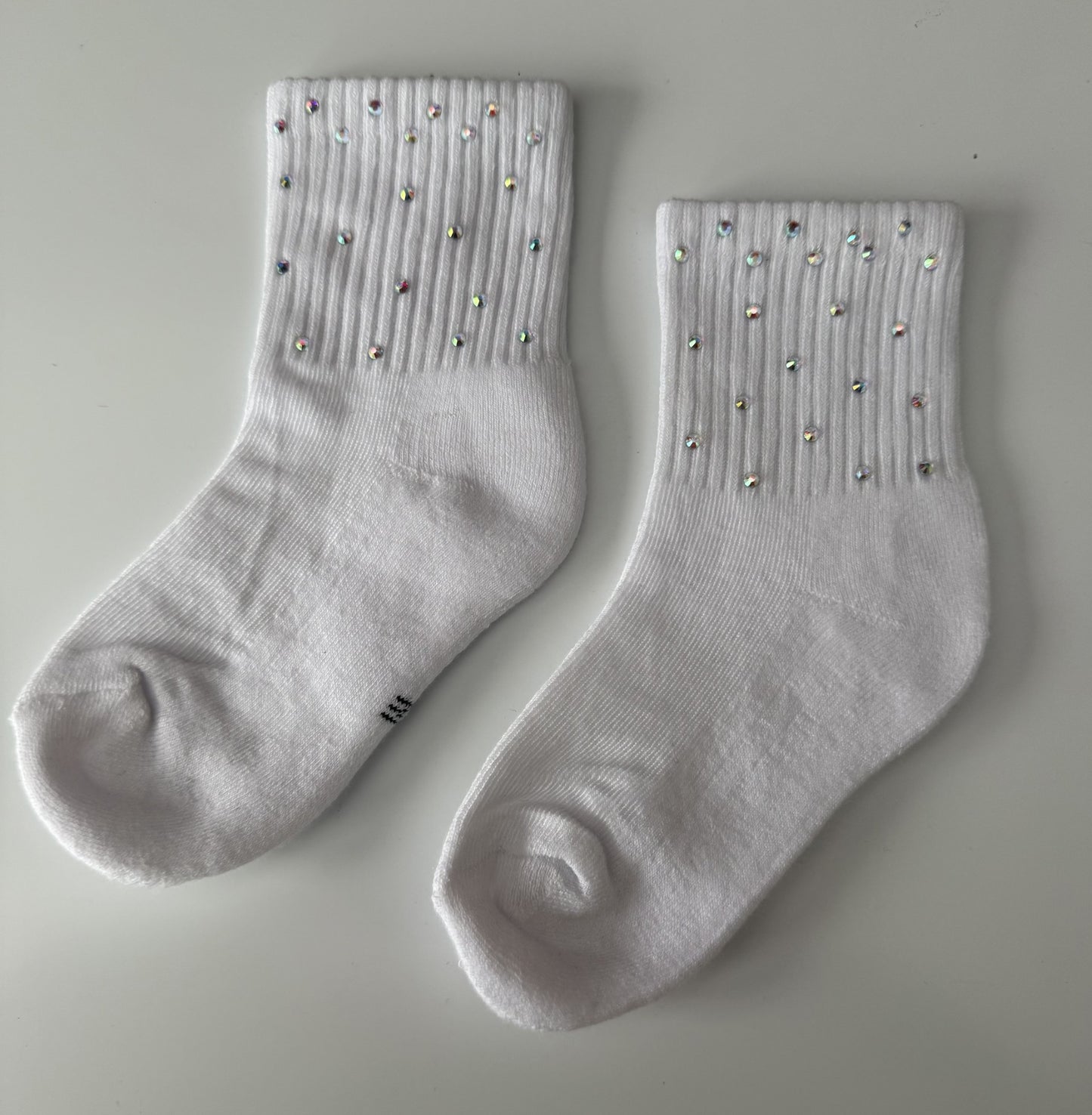 Rhinestone Crew socks - Youth and Adult